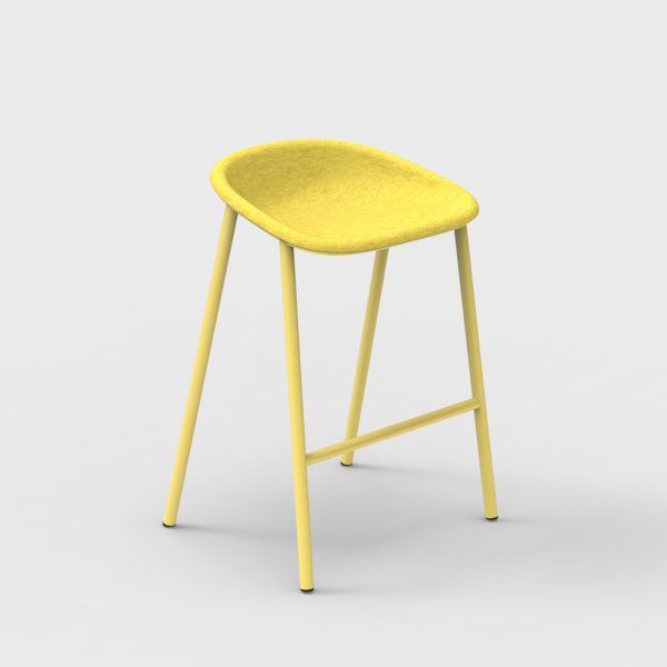 De Vorm LJ 4 PET Felt Counter Stool matala baarijakkara - Image 12