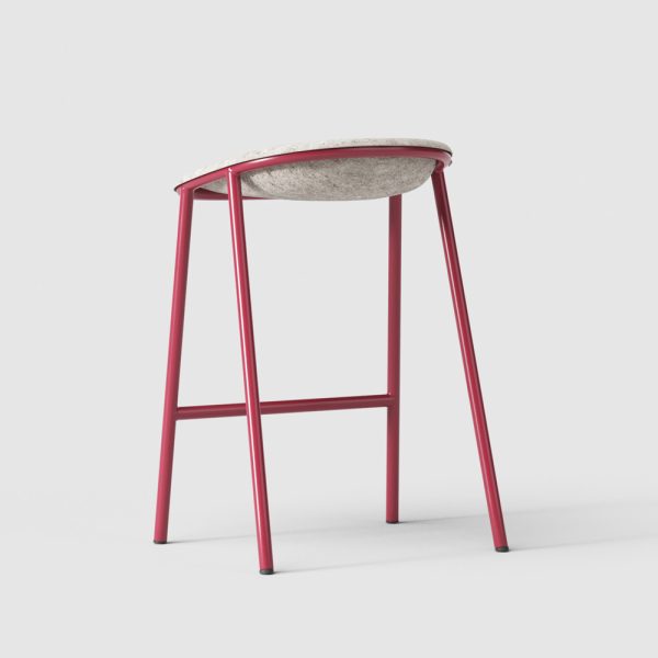 De Vorm LJ 4 PET Felt Counter Stool matala baarijakkara - Image 17