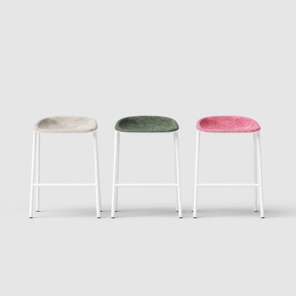 De Vorm LJ 4 PET Felt Counter Stool matala baarijakkara - Image 15
