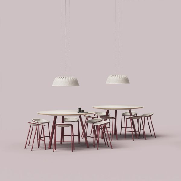 De Vorm LJ 4 PET Felt Counter Stool matala baarijakkara - Image 24