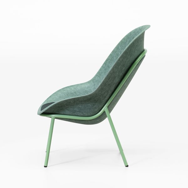 De Vorm Nook PET Felt Lounge Chair nojatuoli - Image 3