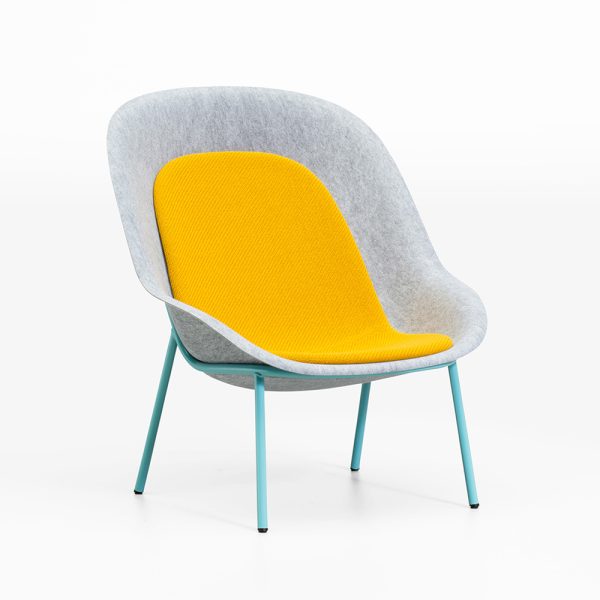 De Vorm Nook PET Felt Lounge Chair nojatuoli - Image 15