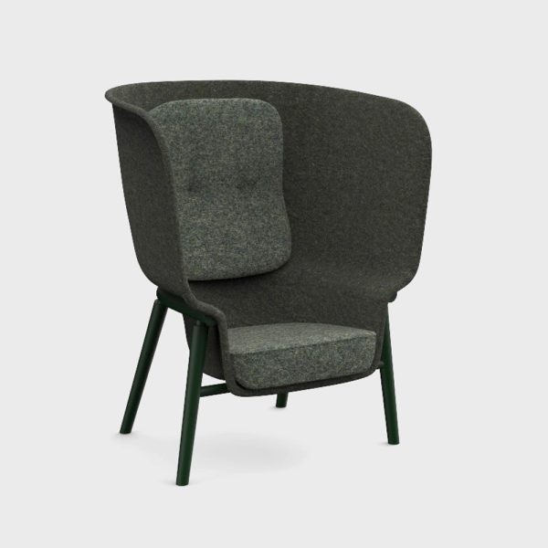 De Vorm Pod PET Felt Privacy Chair nojatuoli - Image 5
