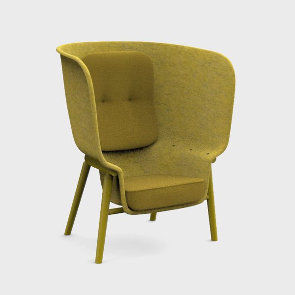 De Vorm Pod PET Felt Privacy Chair nojatuoli - Image 13