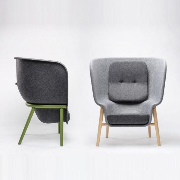De Vorm Pod PET Felt Privacy Chair nojatuoli - Image 25