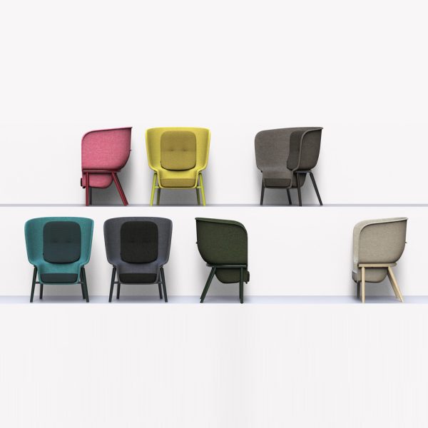 De Vorm Pod PET Felt Privacy Chair nojatuoli - Image 26
