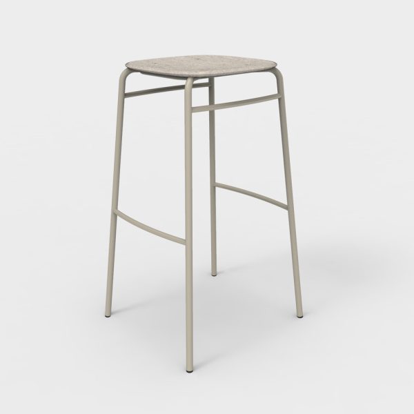 De Vorm Twist PET Felt Bar Stool korkea baarijakkara - Image 2