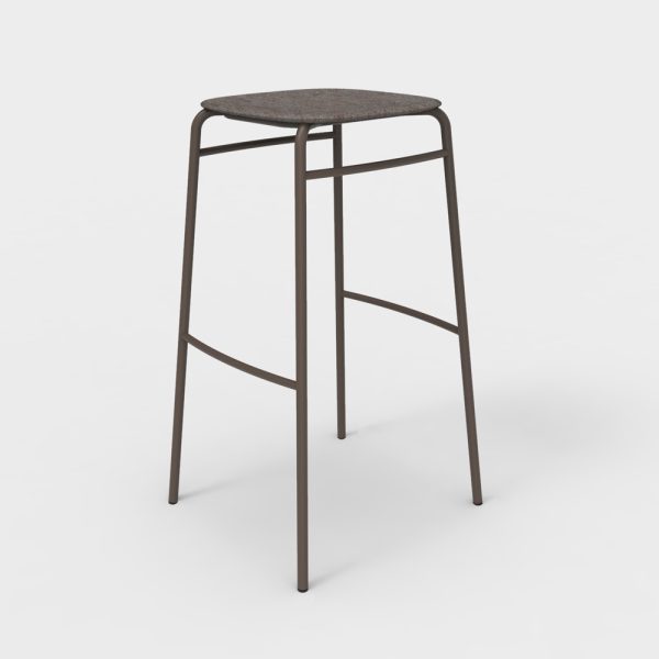De Vorm Twist PET Felt Bar Stool korkea baarijakkara - Image 3