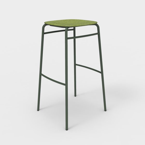 De Vorm Twist PET Felt Bar Stool korkea baarijakkara - Image 6