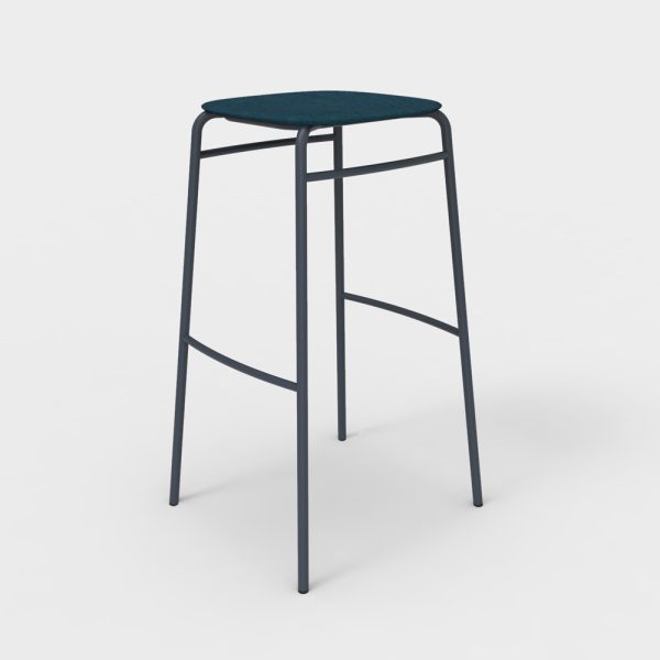 De Vorm Twist PET Felt Bar Stool korkea baarijakkara - Image 8