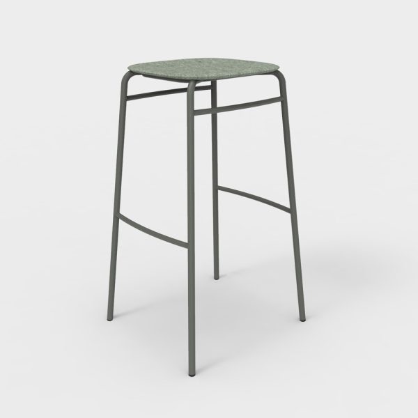 De Vorm Twist PET Felt Bar Stool korkea baarijakkara - Image 9