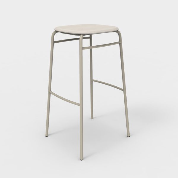 De Vorm Twist PET Felt Bar Stool istuinverhoiltu korkea baarijakkara - Image 2