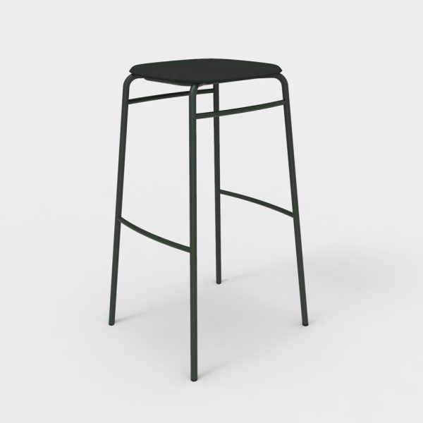 De Vorm Twist PET Felt Bar Stool istuinverhoiltu korkea baarijakkara - Image 4