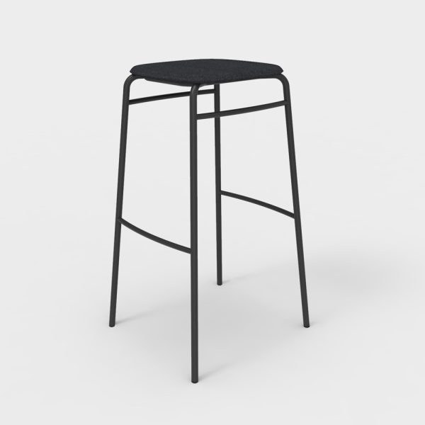 De Vorm Twist PET Felt Bar Stool istuinverhoiltu korkea baarijakkara - Image 5
