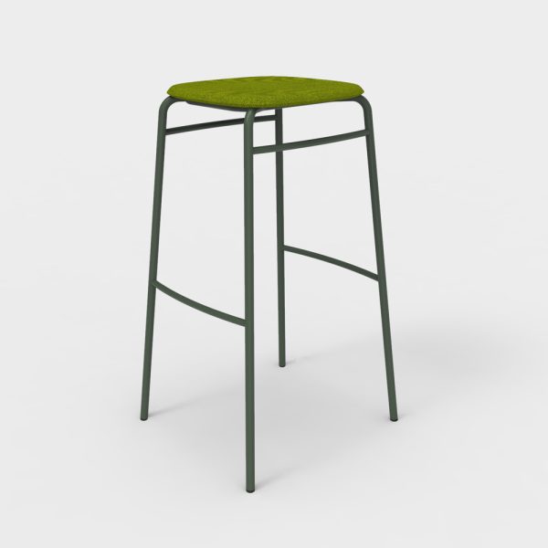 De Vorm Twist PET Felt Bar Stool istuinverhoiltu korkea baarijakkara - Image 6