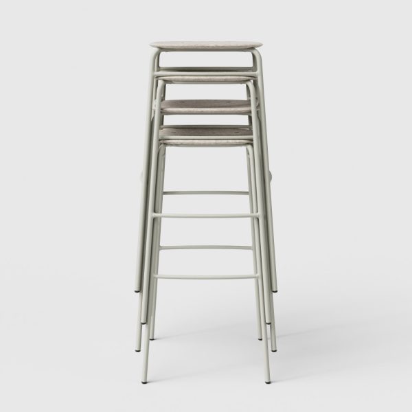 De Vorm Twist PET Felt Bar Stool korkea baarijakkara - Image 16