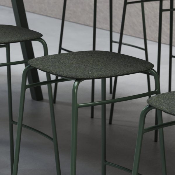 De Vorm Twist PET Felt Bar Stool korkea baarijakkara - Image 19