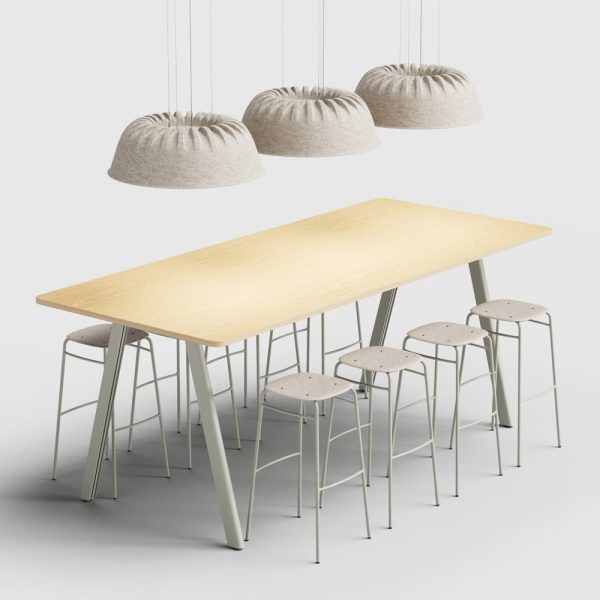 De Vorm Twist PET Felt Bar Stool korkea baarijakkara - Image 21