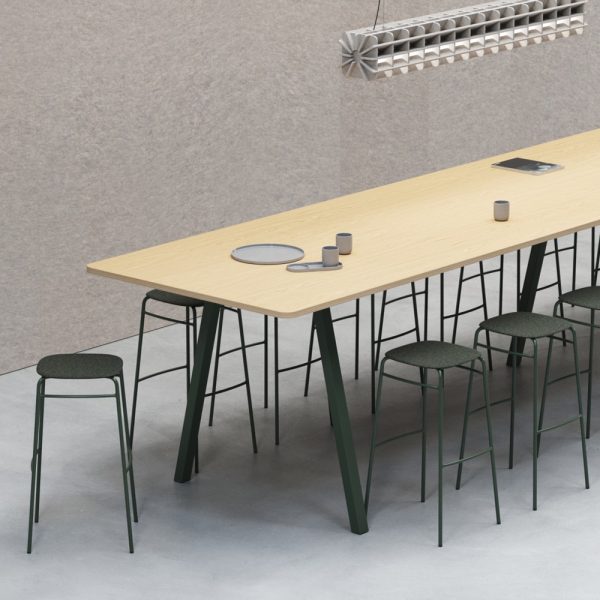 De Vorm Twist PET Felt Bar Stool korkea baarijakkara - Image 22
