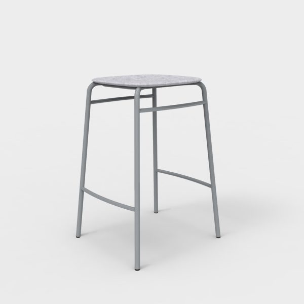 De Vorm Twist PET Felt Counter Stool matala baarijakkara - Image 7