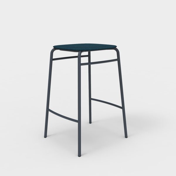De Vorm Twist PET Felt Counter Stool matala baarijakkara - Image 12