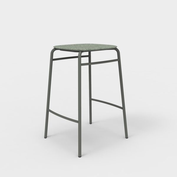 De Vorm Twist PET Felt Counter Stool matala baarijakkara - Image 8