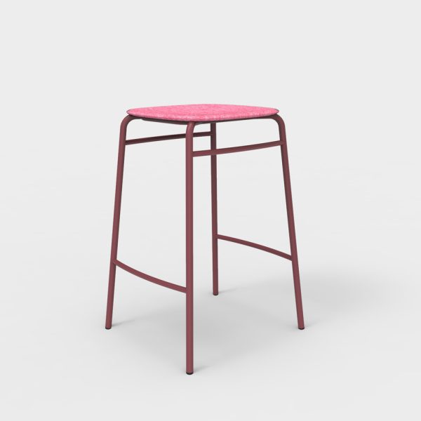 De Vorm Twist PET Felt Counter Stool matala baarijakkara - Image 9