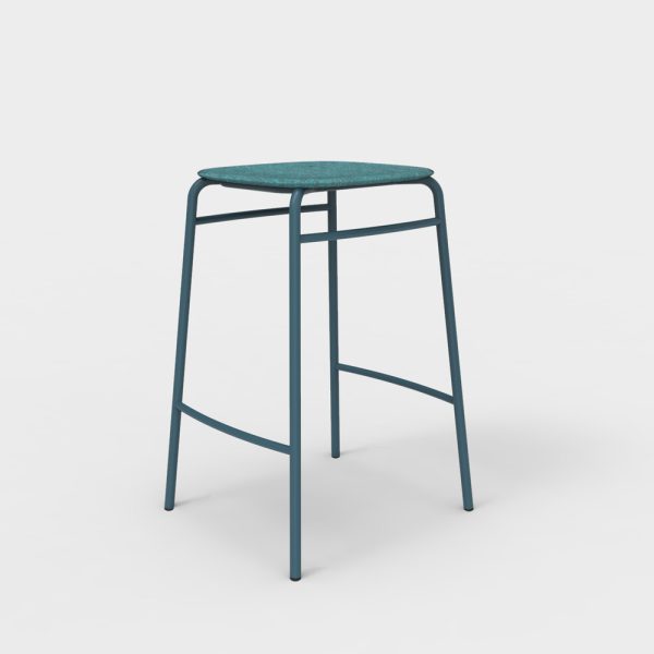 De Vorm Twist PET Felt Counter Stool matala baarijakkara - Image 10