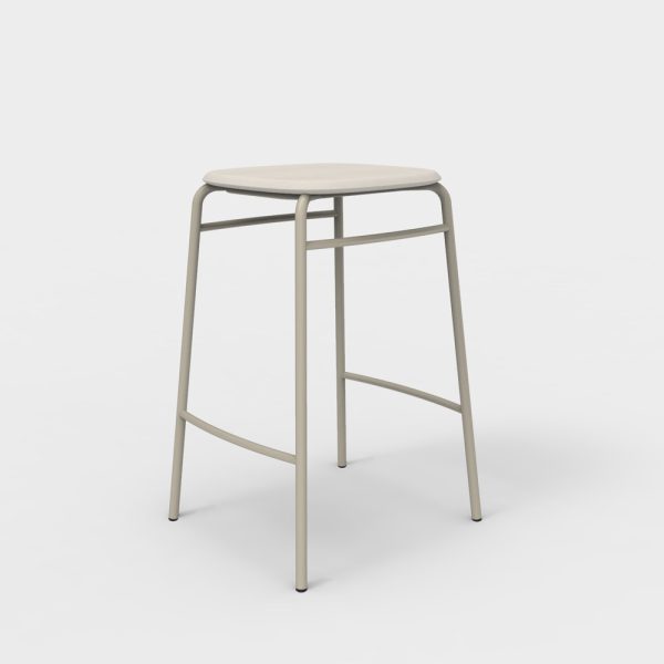 De Vorm Twist PET Felt Counter Stool istuinverhoiltu matala baarijakkara - Image 2