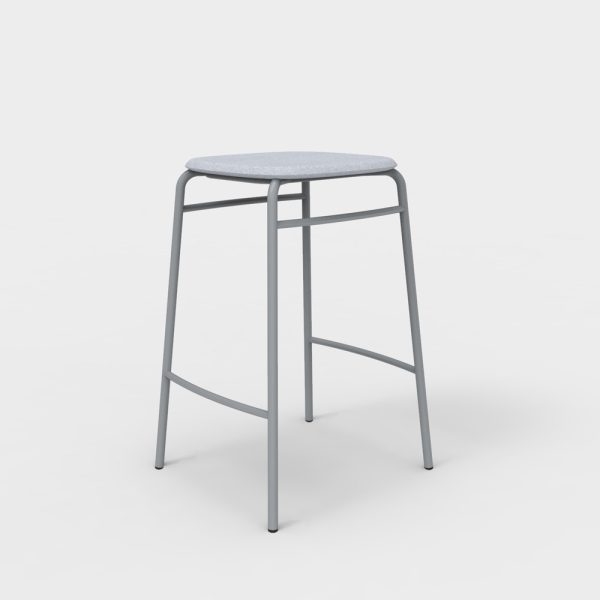 De Vorm Twist PET Felt Counter Stool istuinverhoiltu matala baarijakkara - Image 7
