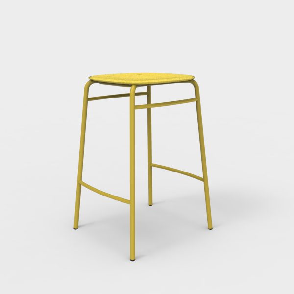 De Vorm Twist PET Felt Counter Stool matala baarijakkara - Image 11