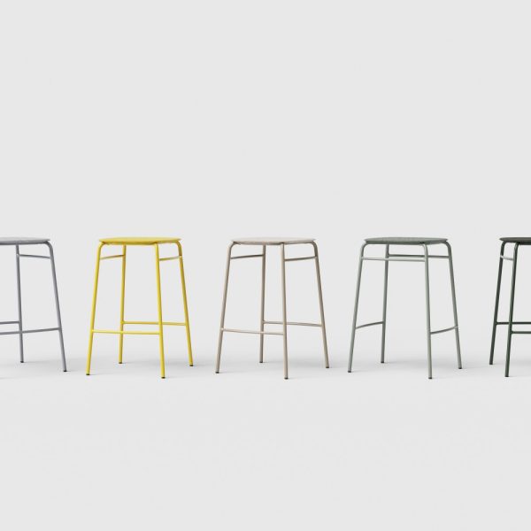 De Vorm Twist PET Felt Counter Stool matala baarijakkara - Image 15