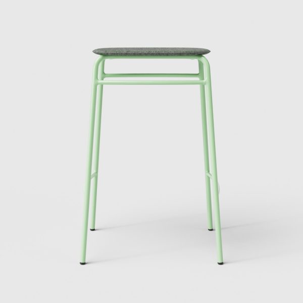 De Vorm Twist PET Felt Counter Stool matala baarijakkara - Image 16