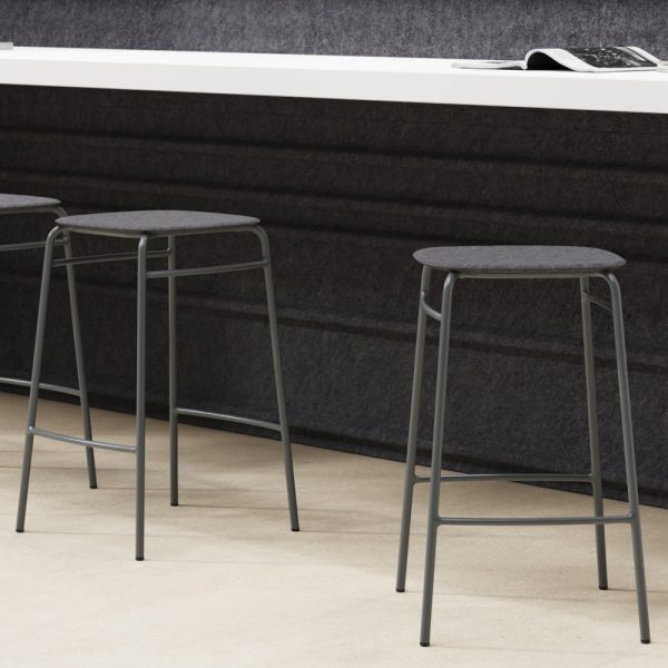 De Vorm Twist PET Felt Counter Stool matala baarijakkara - Image 20