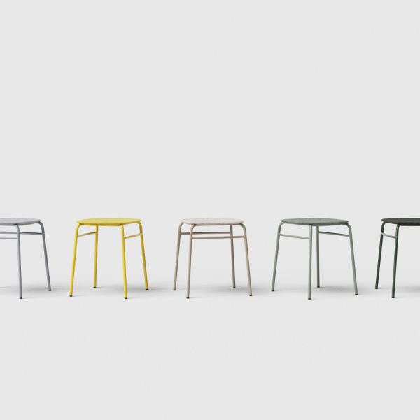 De Vorm Twist PET Felt Stack Stool jakkara - Image 15