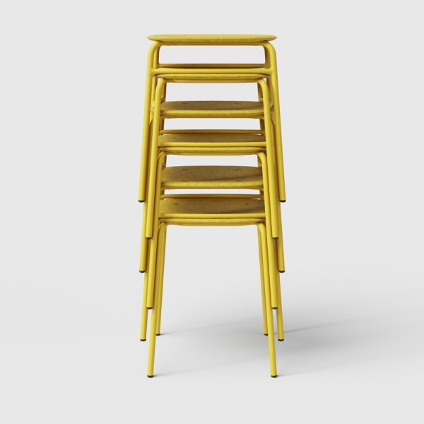 De Vorm Twist PET Felt Stack Stool jakkara - Image 16