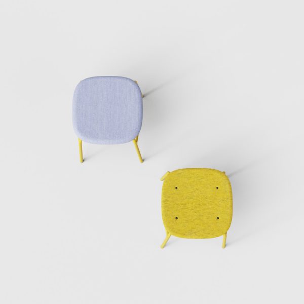De Vorm Twist PET Felt Stack Stool istuinverhoiltu jakkara - Image 13