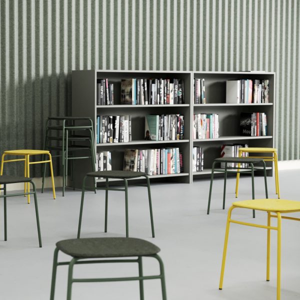 De Vorm Twist PET Felt Stack Stool jakkara - Image 20