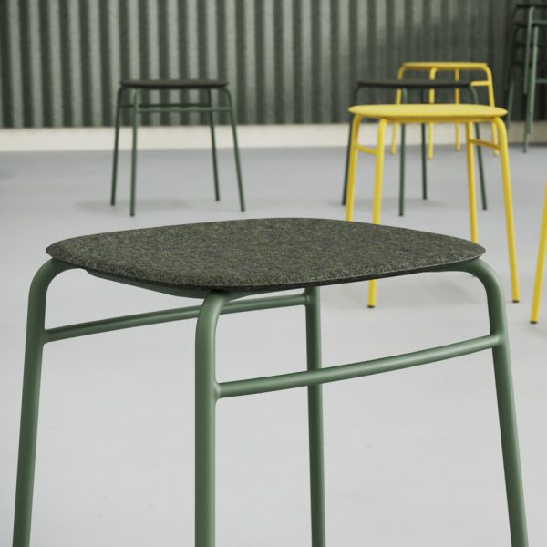 De Vorm Twist PET Felt Stack Stool jakkara - Image 21