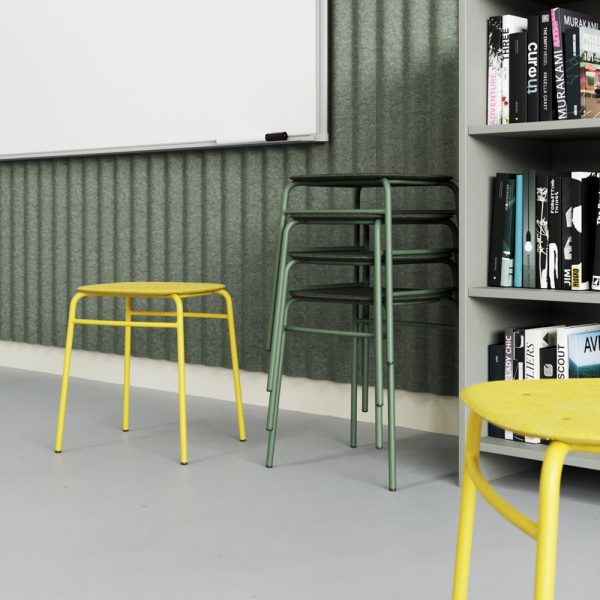 De Vorm Twist PET Felt Stack Stool jakkara - Image 22