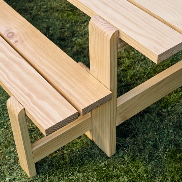 Hay Weekday Bench Table lacquered pinewood