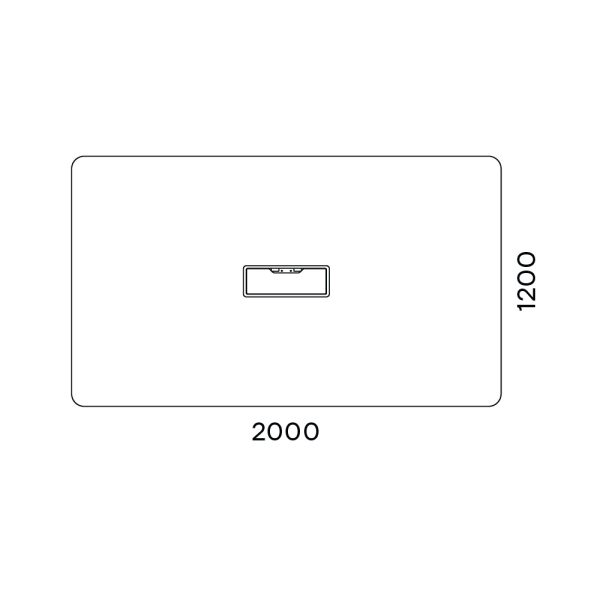 Narbutas Arqus Rectangular neuvottelupöytä (6 hlö) - Image 2
