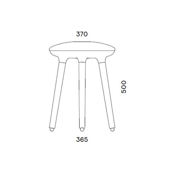 Narbutas Cannie Stool jakkara - Image 4