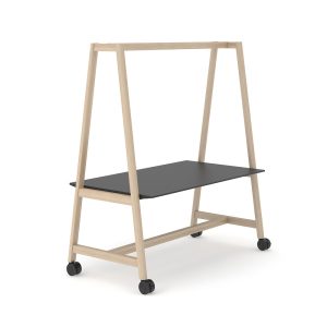 Narbutas Nova Wood Multipurpose Table HPL pöytä pyörillä