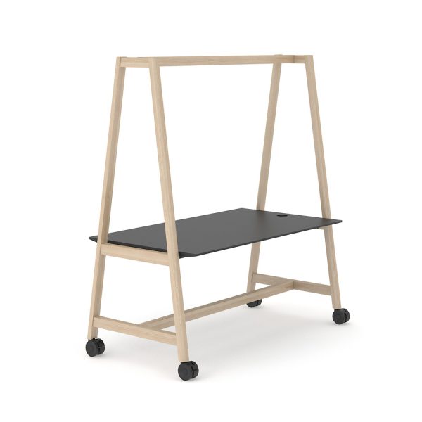 Narbutas Nova Wood Multipurpose Table HPL pöytä pyörillä - Image 2