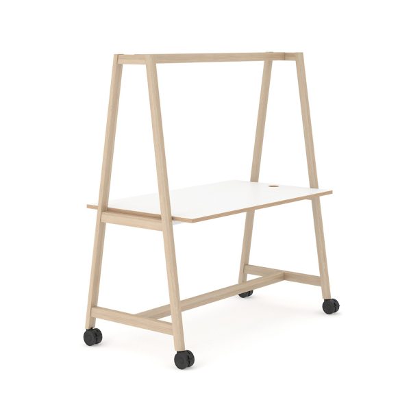 Narbutas Nova Wood Multipurpose Table High korkea pöytä pyörillä - Image 2
