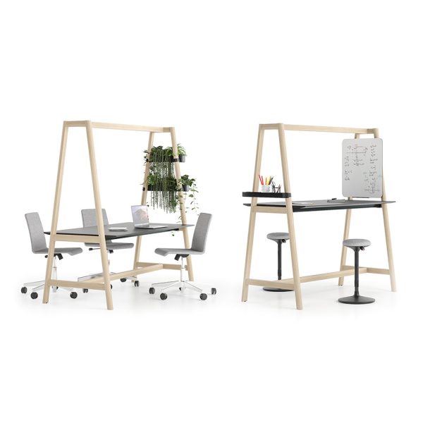 Narbutas Nova Wood Multipurpose Table HPL pöytä pyörillä - Image 4