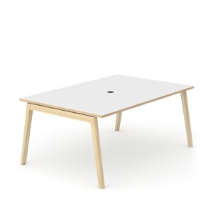 Narbutas Nova Wood MCF neuvottelupöytä pistorasialla (6 hlö)