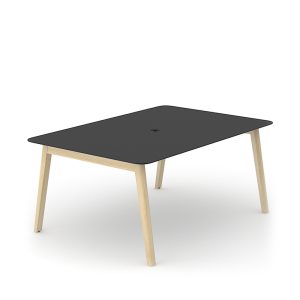 Narbutas Nova Wood neuvottelupöytä pistorasialla HPL (6 hlö)