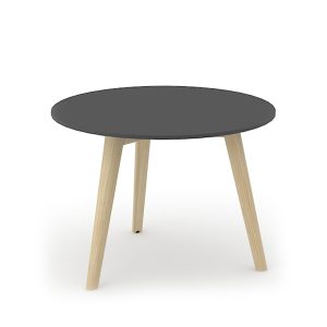 Narbutas Nova Wood Coffee Table HPL pyöreä sohvapöytä